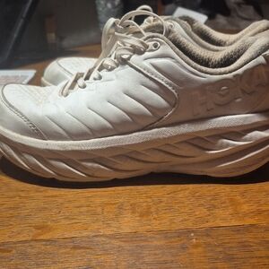 Hoka All-White Running Shoes